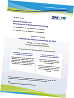 Mitgliedsantrag der Parteiunabhängigen Wählergemeinschaft Helfendorf - PWH